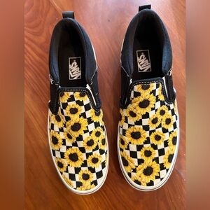 Vans sunflower shoes